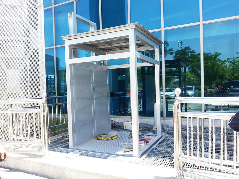 간이용리프트 바닥뚜껑타입